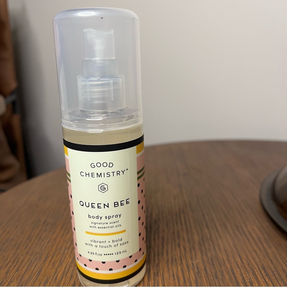 Good Chemistry Queen Bee Body Spray With Essential Oils 4.25 Fl Oz